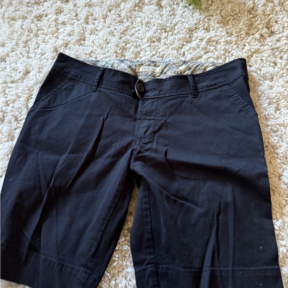 Arizona Jean Company Plaid Shorts in Black, Brown, and White - Picture 2 of 6